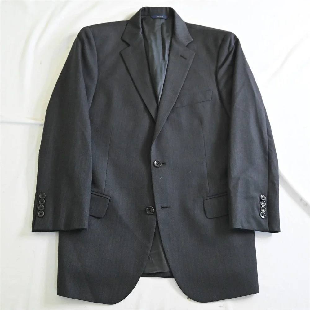 Brooks Brothers 38R Herringbone Saxxon 1818 Fitzgerald Sport Coat Suit Jacket